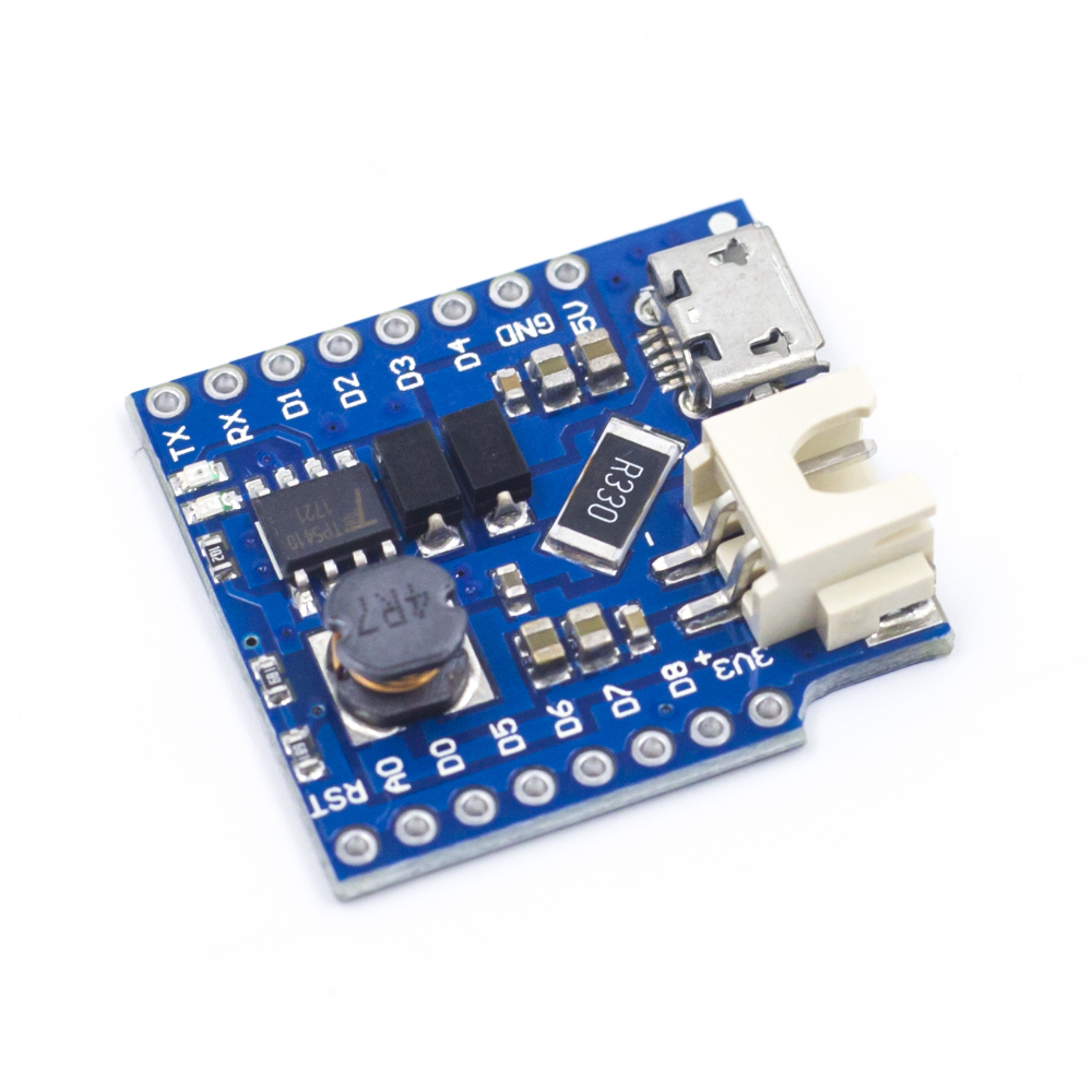 Плата зарядного устройства для литиевых батарей WeMos D1 с мини USB.